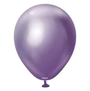 Kalisan Mirror Chrome Violet 45cm (18iin) Latex Balloon 10 count