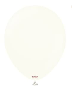 Kalisan Retro White 45cm (18iin) Latex Balloon