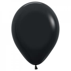 Sempertex Fashion Black Latex Balloon 5" (12cm)