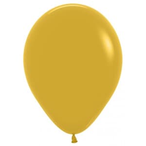 Sempertex Fashion Mustard Latex Balloon 30cm