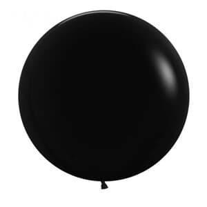 Sempertex Fashion Black Latex Balloon 60cm