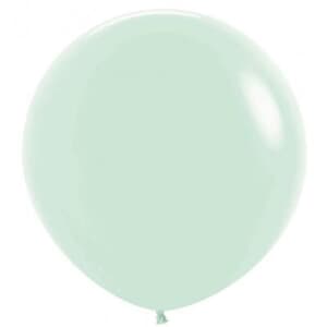 Sempertex Pastel Matte Green Latex Balloon 90cm
