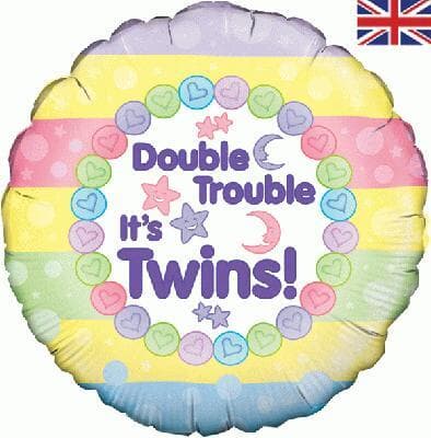 Oaktree Double Trouble It's Twins 45cm Foil