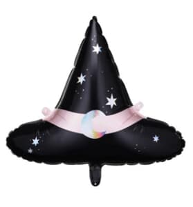 Party Deco Foil Balloon Witch Hat 60x48cm