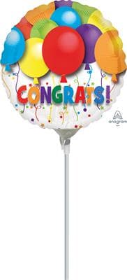 Bold Congratulations Balloons10cm