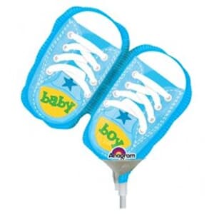 Baby Boy Sporty Blue Kicks Mini Shape