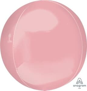 Orbz Pastel Pink Solid Colour 38cm x 40cm