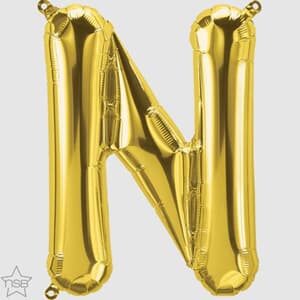 North Star 16" Gold Letter N