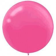 Round Latex Balloon 24" - 60cm Bright Pink