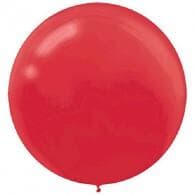 Round Latex Balloon 24" - 60cm Apple Red