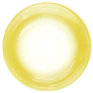 Printed Gradient Donut Yellow Bubble Balloon 45cm (18") Wide 6.5cm open neck