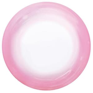 Printed Gradient Donut Pink Bubble Balloon 45cm (18") Wide 6.5cm open neck
