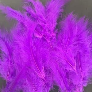 Purple Violet feather decoration for Bubble and latex balloon