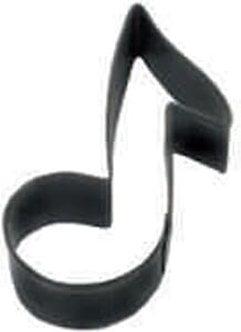 Cookie Cutter Poly Resin Music Note Black