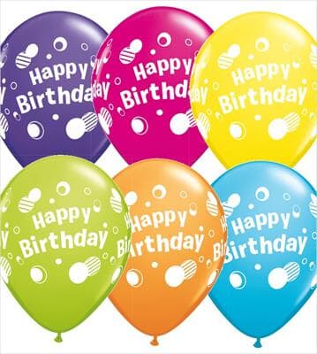 Qualatex Balloons Happy Birthday Polka Dots 28cm