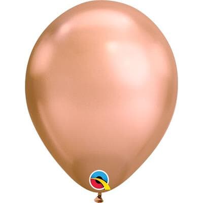 Qualatex Balloons 7" - 17.5cm Chrome Rose Gold