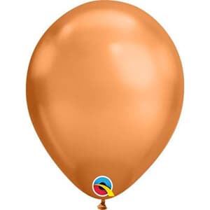 Qualatex Balloons 7" - 17.5cm Chrome Copper
