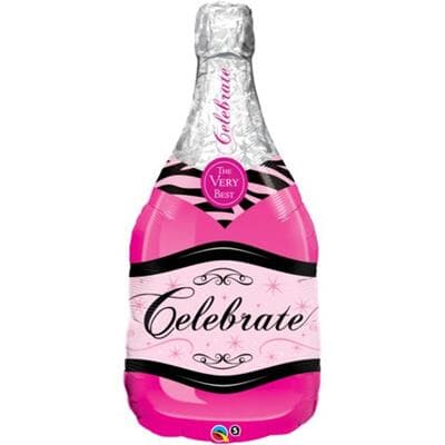 Celebrate Pink Bubbly Wine Bottle 99cm