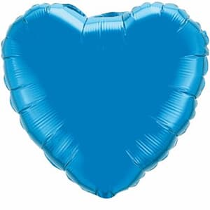 Qualatex Balloons 10cm Heart Sapphire Blue