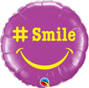 Qualatex Balloons # Smile 23cm