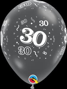 Qualatex Balloons 30 Around Diamond Clear Asst 28cm
