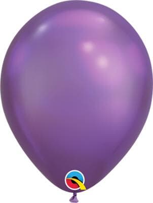 Qualatex Balloons 7" - 17.5cm Chrome Purple