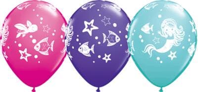 Qualatex Balloons Merry Mermaid and Freinds 28cm