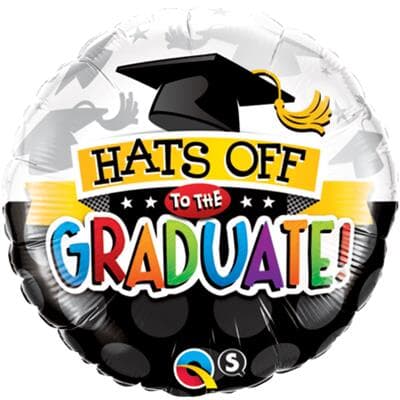 Qualatex Foil Hats Off to the Graduate 45cm