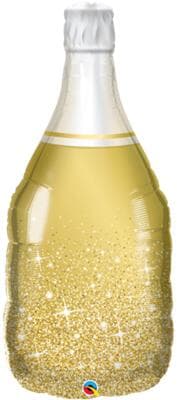 Golden Bubbly Wine Bottle 99cm