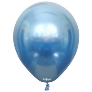 Kalisan Mirror Chrome Blue 12cm (5iin) Latex Balloon #