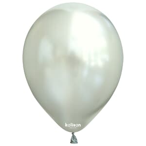 Kalisan Metallic Silver 30cm (11 in) Latex Balloon