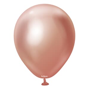 Kalisan Mirror Chrome Rose Gold  45cm (18iin) Latex Balloon 25cnt