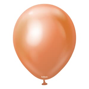 Kalisan Mirror Chrome Copper 45cm (18iin) Latex Balloon 25cnt