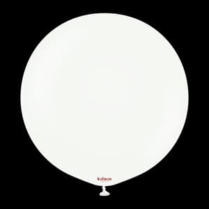 Kalisan Standard White 60cm (24") Latex Balloon