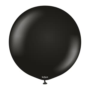 Kalisan Black 60cm (24") Latex Balloon
