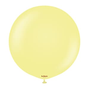 Kalisan Macaron Yellow 60cm (24") Latex Balloon