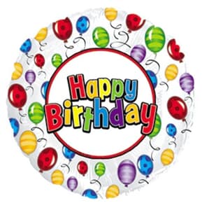 Happy Birthday balloon Release Foil 23cm
