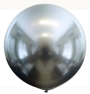 Kalisan Mirror Chrome Space Grey 90cm (36iin) Latex Balloon