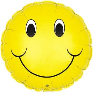 Smiley Face 10cm yellow