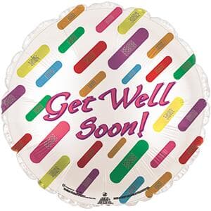 Get Well Bandaids. 10cm