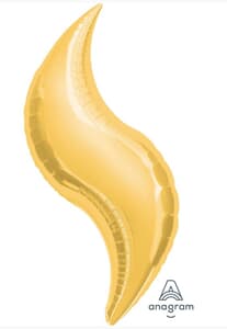 Curve Supershape Gold Foil 91cm