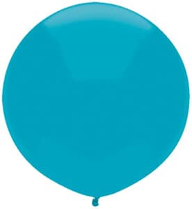 BSA 17" 43cm Round Outdoor Latex Balloons Island Blue