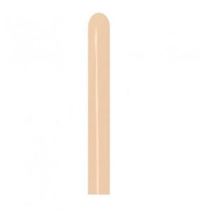Sempertex 260s Pastel Matte Malibu Peach Modelling Balloons 50 pack