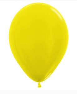 Sempertex Metallic Yellow Latex Balloon 5" (12cm)