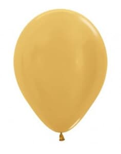 Sempertex Metallic Gold Latex Balloon 5" (12cm)