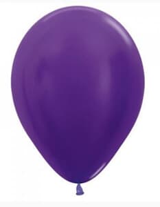 Sempertex Metallic Violet Latex Balloon 5" (12cm)