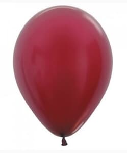 Sempertex Metallic Burgundy Latex Balloon 5" (12cm)
