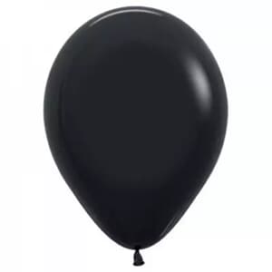Sempertex Fashion Black Latex Balloon 30cm