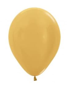 Sempertex Metallic Gold Latex Balloon 30cm