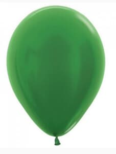 Sempertex Metallic Green Latex Balloon 30cm